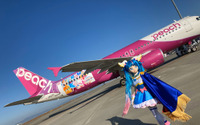 「ひろがるスカイ！プリキュアジェット」が日本の空を駆け回る！「ひろがるスカイ！プリキュア」と航空会社Peachとのコラボが決定！ 画像