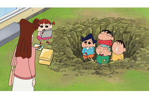 ネネちゃんのママは家の庭にタイムカプセルを埋めようとするしんのすけたちを止めようとするが……TVアニメ『クレヨンしんちゃん』6月27日放送回のあらすじ＆先行カットが到着 画像
