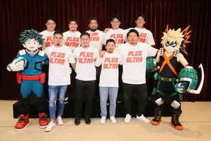日本ラグビー界最強の戦士たちが映画『僕のヒーローアカデミアTHE MOVIEヒーローズ：ライジング』応援キャラクターに就任＆初アフレコに挑戦 画像