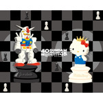 「ガンダムvsハローキティ」第7ステージ！ 全国のサンリオショップにガンダムとハローキティのチェスデザイングッズが新登場