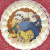 「ワンピース」ルフィ、ロー、キッドら“最悪の世代”とお祝い!? 誕生日やクリスマスにぴったりなプリントケーキ♪・画像
