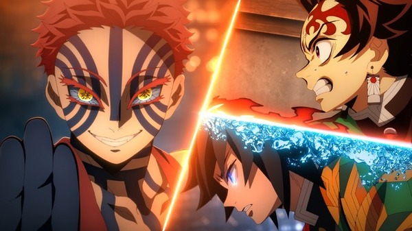 劇場版 鬼滅の刃 無限城編 第一章 竈門炭治郎&冨岡義勇 てちてちスタンドセット 鬼滅の刃 無限城編 第一章」竈門炭治郎&冨岡義勇vs猗窩座！ 死闘