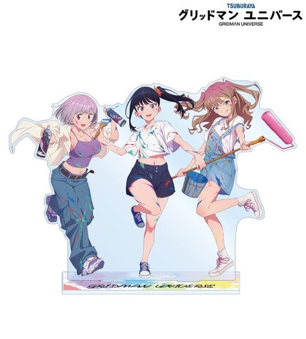 グリッドマンユニバース アクリルジオラマ　六花　アカネ　夢芽 Amazon.co.jp: グリッドマン ユニバース アクリルキャラスタンド 六花