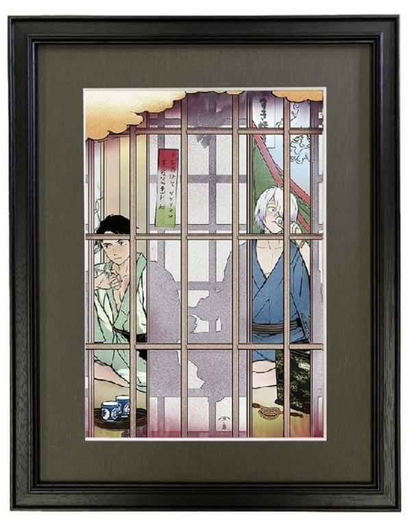 ゲ謎」完売した“鬼太郎の父と水木”の浮世絵が再販！こっそり一献交わす