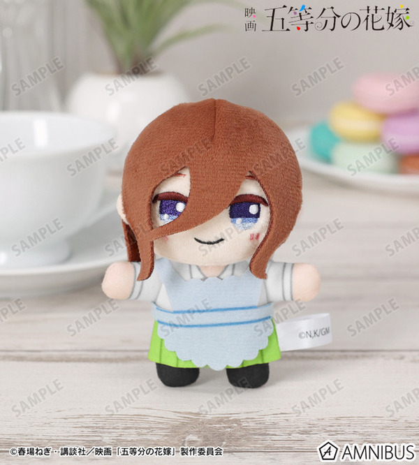 調整中　五等分の花嫁　ちょこのっこ　3個 ② 五等分の花嫁」二乃、三玖、四葉たちが制服エプロン姿に♪“ちょこんと