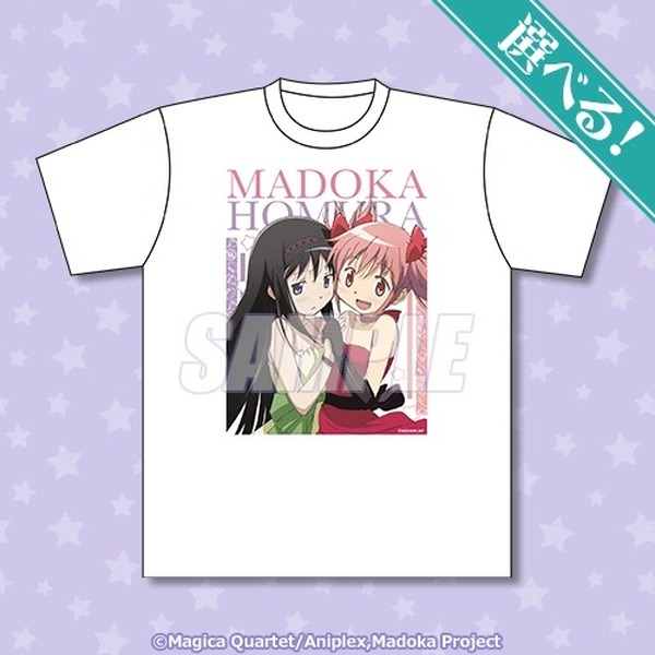 魔法少女まどか☆マギカ　くじ引き堂　グラフィックTシャツ まどか＆ほむら まどか＆ほむら フルグラフィックTシャツ [劇場版 魔法少女まどか