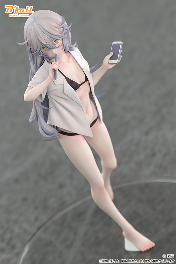 眠そうな顔で支度をする無防備な恰好の女の子 イラストレーター茗猫のオリジナルイラストが立体化 18枚目の写真 画像 超 アニメディア