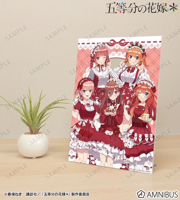 五等分の花嫁」二乃、三玖たちが集合☆ 中野家の五つ子“ショートケーキ