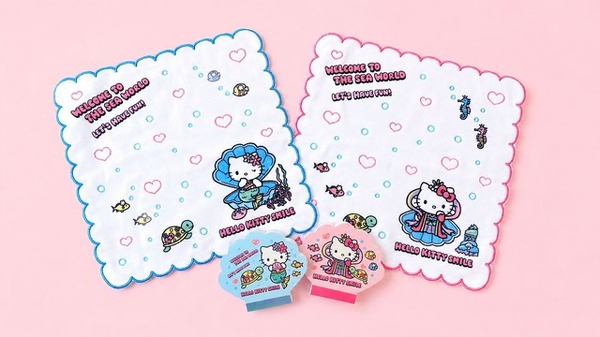 レア　希少　キティ　DREAM TALE リトルマーメイド　メモ帳　ダイカット ハローキティ」の乙姫＆人魚姿の新作グッズで夏到来！新作ランチ公演も