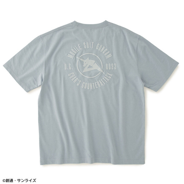 「機動戦士ガンダム」シリーズのロゴマーク入りTシャツ登場——アムロ・シャア・ジオン公国など人気キャラのマークをさり気なくアピール
