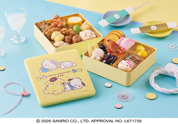 ゆるっとサンリオキャラのお重箱で登場♪ 紀文限定デザイン「サンリオ