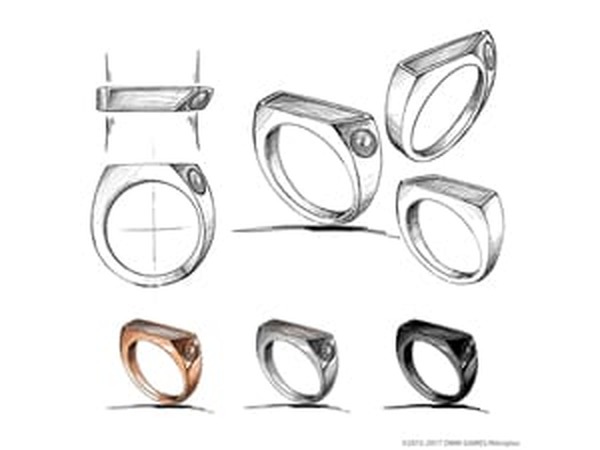 U-TREASURE 鍛刀玉鋼-黒焼-ネックレス【三日月宗近】