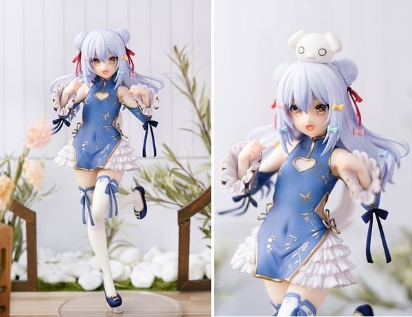 男の娘VTuberの犬山たまきがフィギュア化、細部まで表現されているが