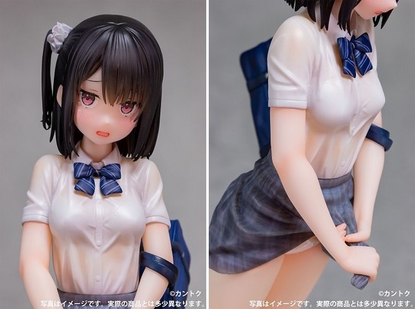 びしょ濡れになった制服の透け感を忠実に再現！カントクのオリジナル
