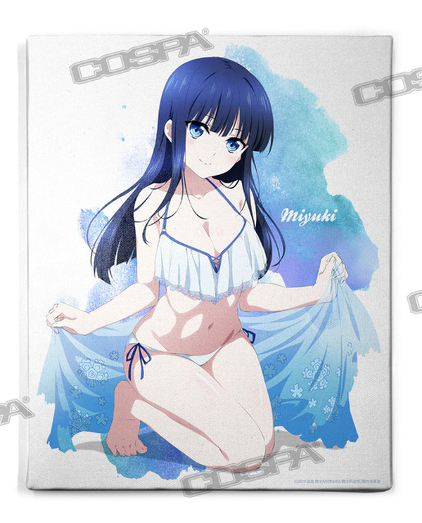 アニメ風手描き水着イラスト pixivGlow2024 【R15】水着なうちの子と、海と青空＊その1(5枚) - 草城