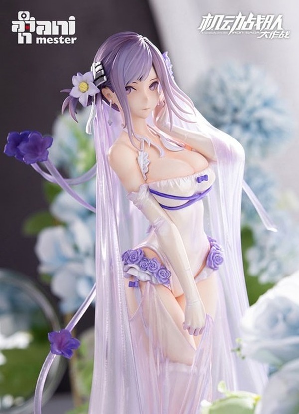 機動戦隊アイアンサーガ テレサ 花嫁姿でフィギュア化 ベールから透ける肌に色香が漂う 超 アニメディア