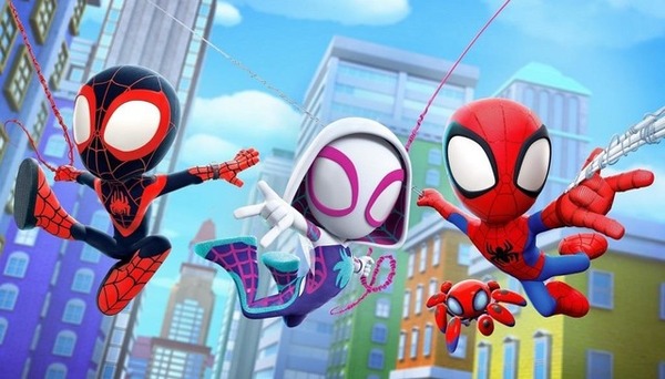 スパイダーマン」ちびキャラ短編アニメ、第1話・第2話の日本発オンエア