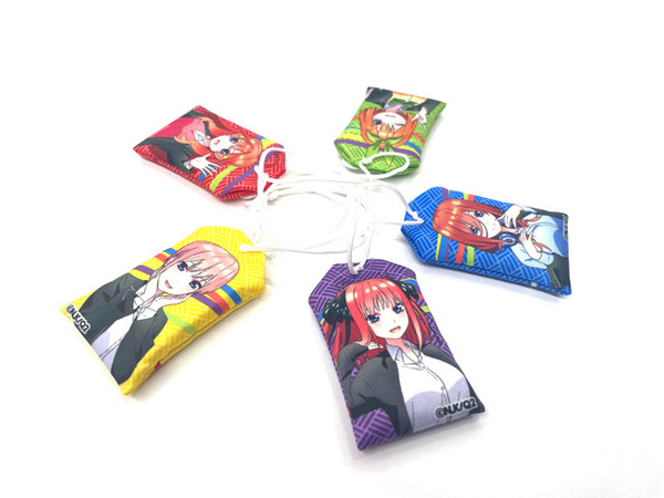 五等分の花嫁　御朱印帳　お守り5人分セット（身延山久遠寺販売品） 五等分の花嫁 御朱印帳 お守り5人分セット（身延山久遠寺販売品