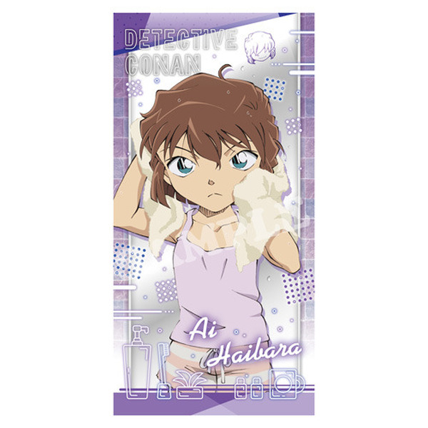 名探偵コナン」歯磨きコナンや髪を拭く灰原哀がデザイン♪ 飾って良し