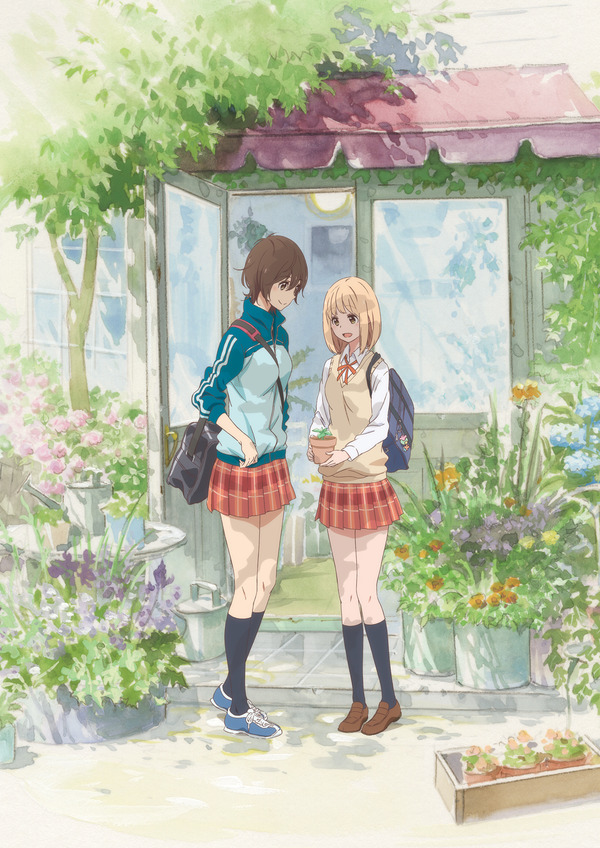 あさがおと加瀬さん 原作lineスタンプ発売 百合展18 参加決定 2枚目の写真 画像 超 アニメディア