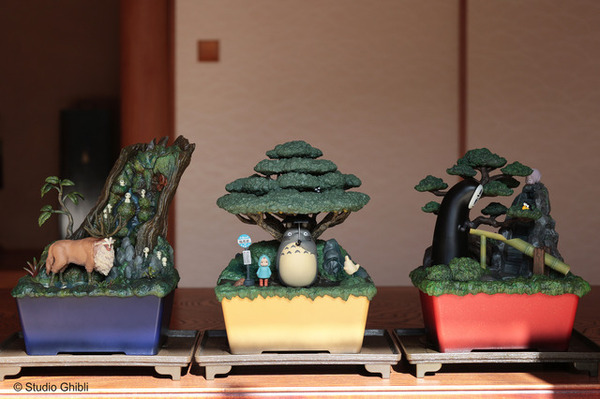 スタジオジブリ となりのトトロ ウォーターガーデン BONSAI 笠宿