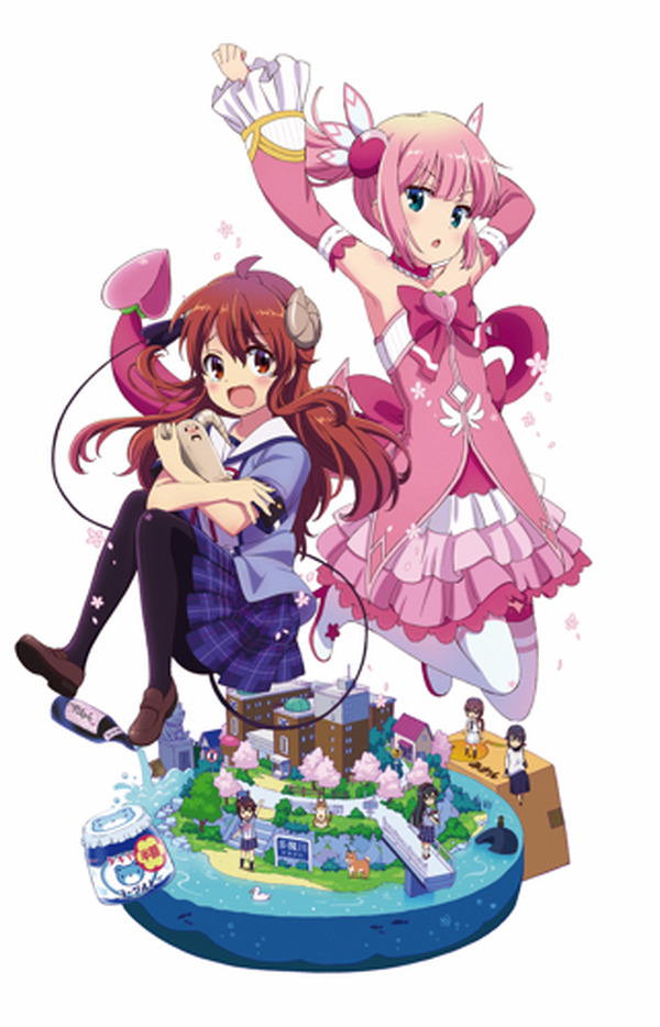 まちカドまぞく』サイン入りポスター 小原好美 鬼頭明里 高柳知葉 高橋