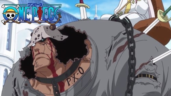 奴隷にされたくまーー世界政府の仕打ちにサボ激怒！TVアニメ