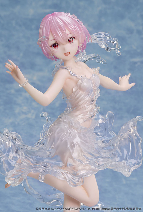 リゼロ」ラムの素肌がチラリ♪ 水のドレス纏ってフィギュア化