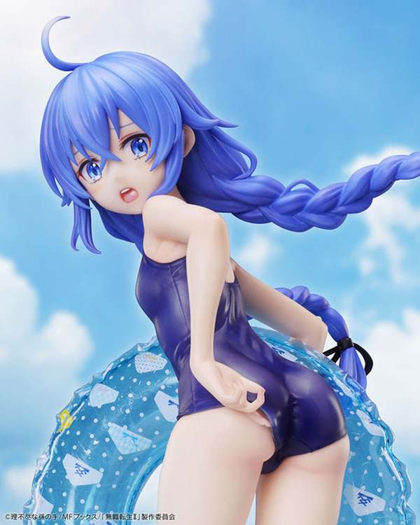 無職転生II」ロキシーの“紺色水着”姿がロマン溢れる♪ おパンツ模様の