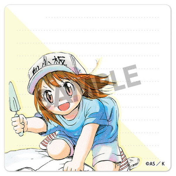白血球の背中につかまる、血小板ちゃんが愛らしい…原作者・清水