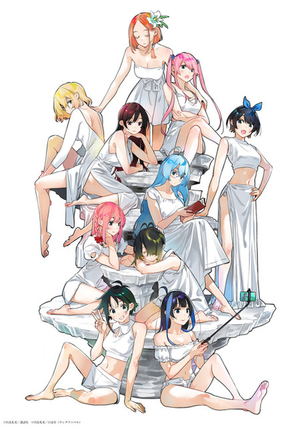 「彼女、お借りします」✕「紫雲寺家の子供たち」複製原画 紫雲寺家の子供たち」×「彼女、お借りします」全ヒロインが“艶麗