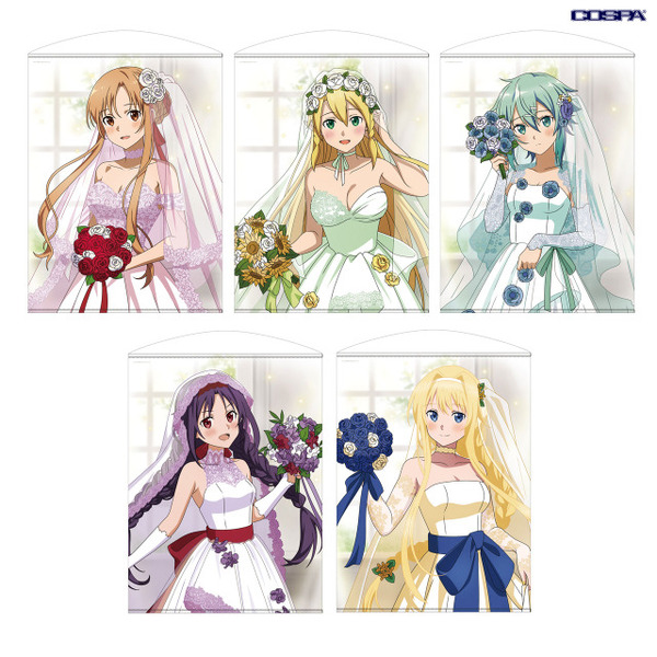 SAO」アスナ、ユウキらがウェディングドレス姿でお出迎え♪ 全国