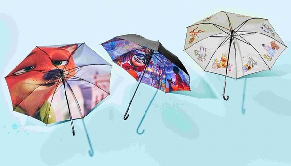 ズートピア　ニック　傘 ディズニーストア 未使用です。 ズートピア」ニックや「アナ雪」エルサと雨の日も楽しく♪ レイン