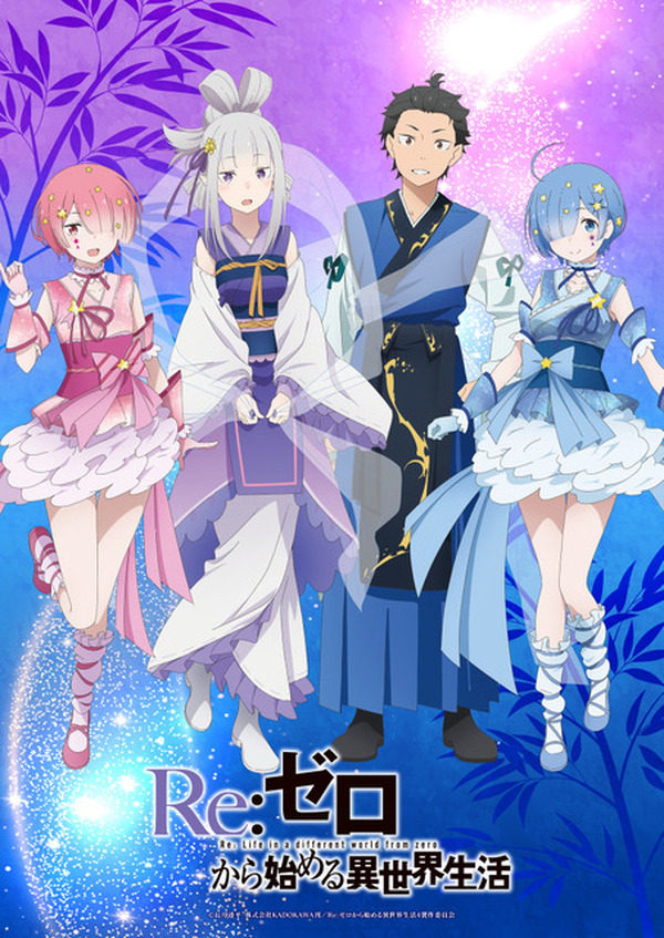 【未使用品】 リゼロ」エミリア、ラムらの“七夕ビジュアル”公開！星がキラキラ ピンズ・ピンバッジ・缶バッジ