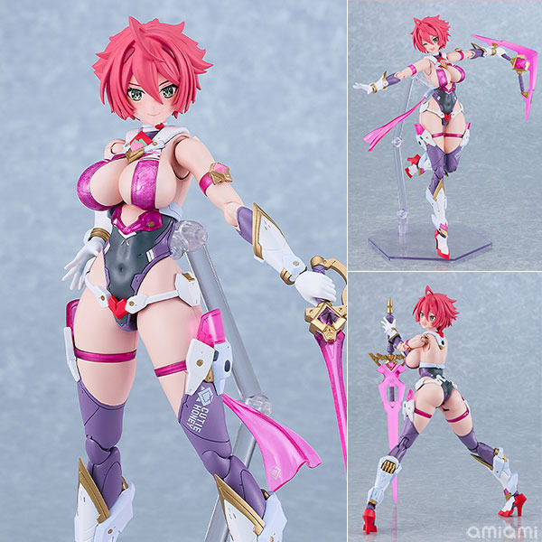 肉感たっぷりの“美爆ボディ”！キューティーハニーがプラモデルで