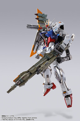 【未開封】L BUILD ストライクガンダ厶　3ストライカーセット 機動戦士ガンダムSEED」より「METAL BUILD ランチャーストライカー」が