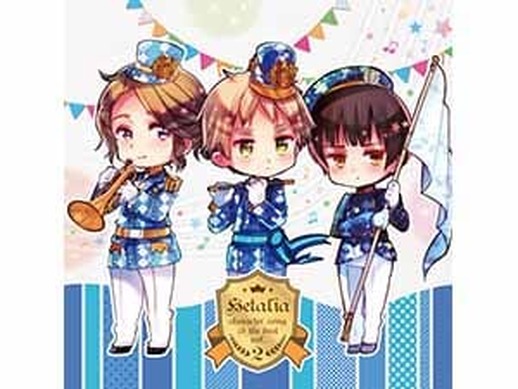 ヘタリア キャラソンCD vol.1〜8 缶バッチ 全巻収納BOX付き ヘタリア