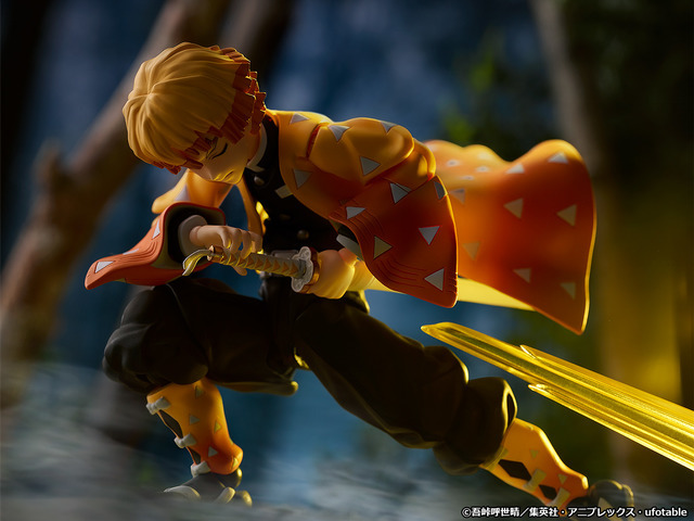 鬼滅の刃 我妻善逸 雷の呼吸 壱ノ型 霹靂一閃 を再現 フィギュア化 超 アニメディア