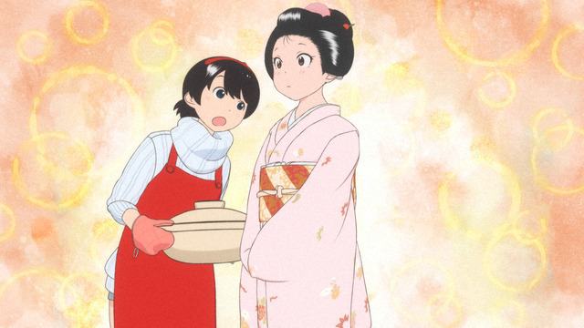 秋アニメ 舞妓さんちのまかないさん 髪を結った初日 すみれが眠れずに台所へ行くと 第4話先行カット 超 アニメディア