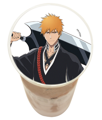 初コラボは「BLEACH」 グラフィックラテを提供する「アニメイトカフェ