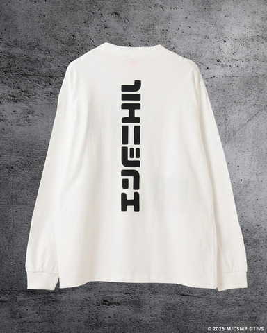 劇場版『チェンソーマン レゼ篇』× マンガート ビームス「天使の悪魔 ロングスリーブ Tシャツ」バック（C）2025 M/CSMP（C）TF/S