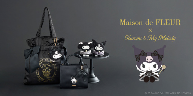 Maison de FLEUR × KUROMI ＆ MY MELODY（C）25 SANRIO CO., LTD. APPR. NO. L656005