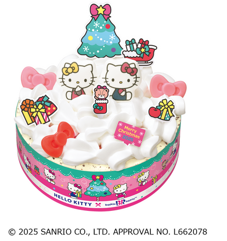 ハローキティ クリスマス アイスクリームケーキ