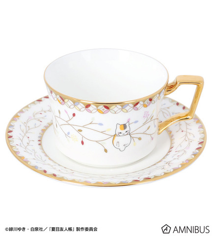 TVアニメ『夏目友人帳』ノリタケコラボ ニャンコ先生 カップ＆ソーサー