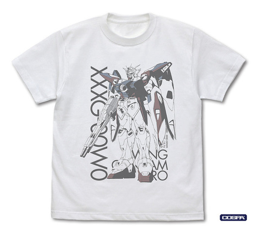 TVアニメ『新機動戦記ガンダムW』XXXG-00W0 ウイングガンダムゼロ Tシャツ（WHITE）