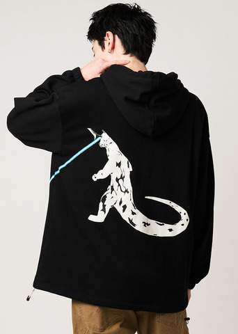 ウルトラセブンVSエレキング｜裏毛ジップパーカー