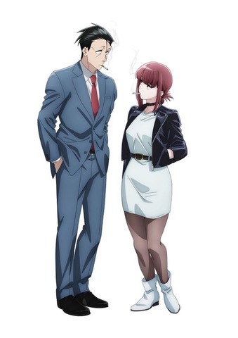 『スーパーの裏でヤニ吸うふたり』キャラクターイラスト(佐々木＋田山)