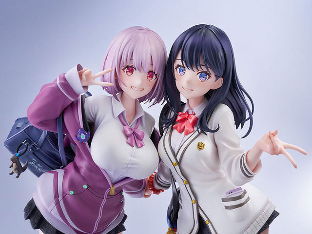 SSSS.GRIDMAN 宝多六花＆新条アカネ feat.トリダモノ 1/7スケール 完成品フィギュア