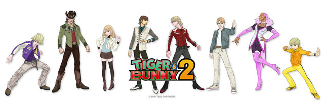 『TIGER &#038; BUNNY 2』キャラクター新ビジュアル