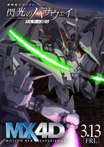 映画『機動戦士ガンダム 閃光のハサウェイ キルケーの魔女』MX4Dポスター